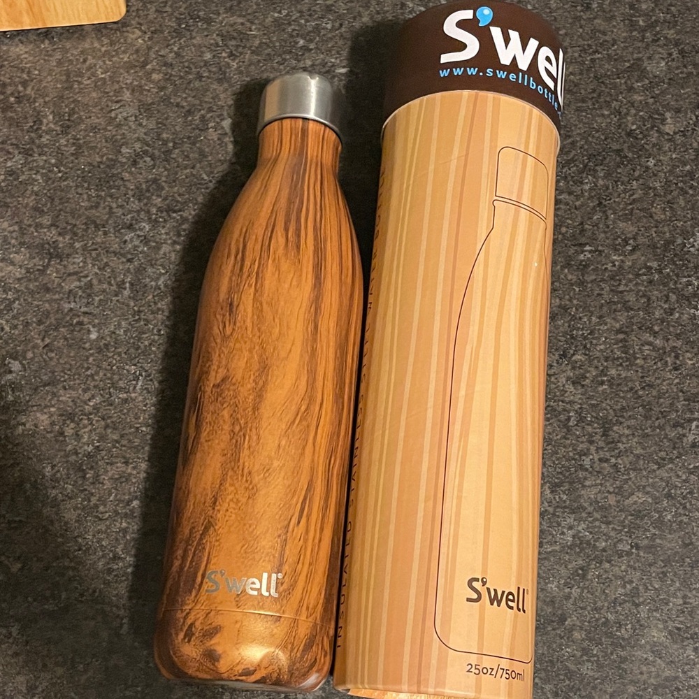 S'well Teakwood Insulated Bottle